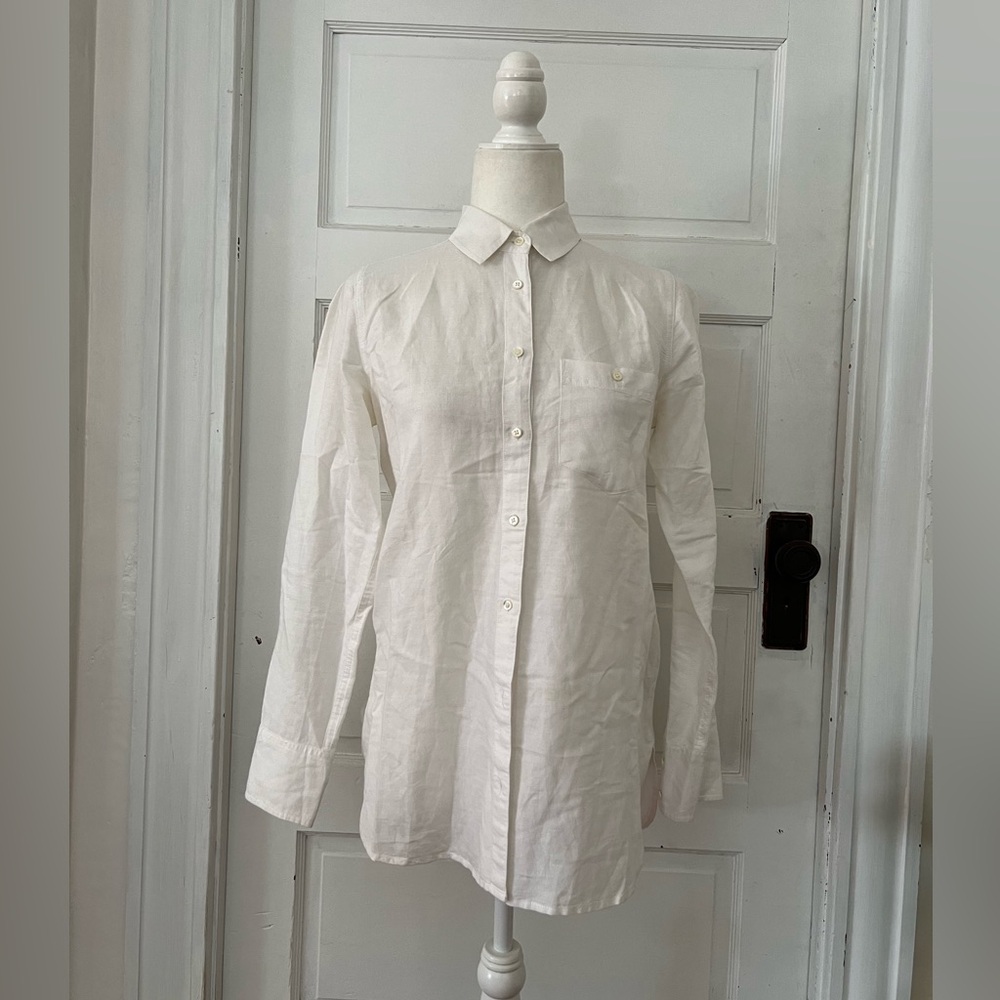 J. Crew | White Button Down Shirt